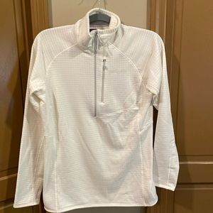 Patagonia white polartec fleece pullover woman M